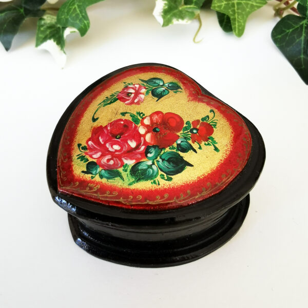 Petite boite russe en Khokhloma - Russie – Image 2