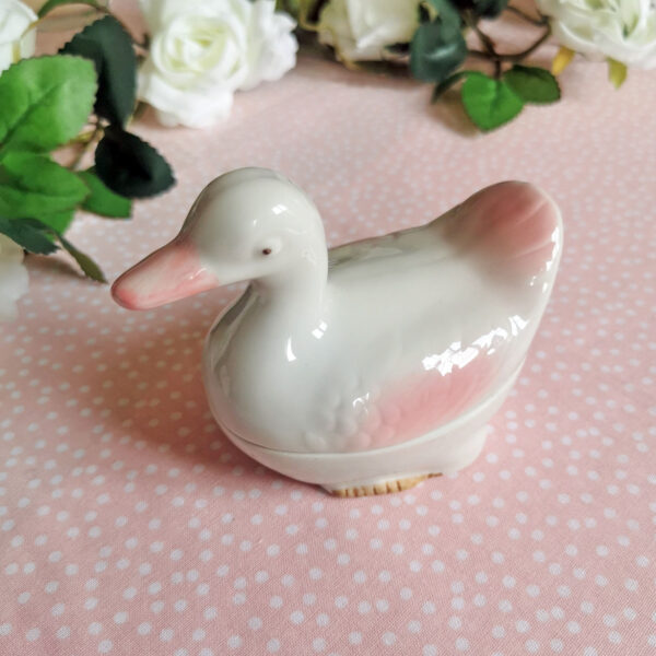 Petite boite canard en céramique peinte – Image 2