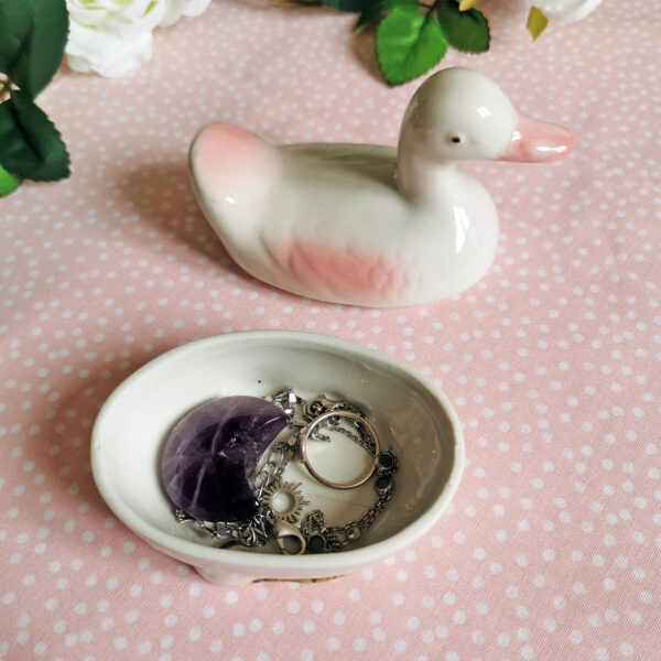 Petite boite canard en céramique peinte – Image 5