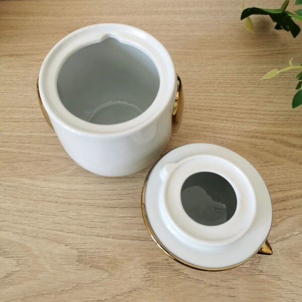 Boite en céramique en forme de chouette/hibou signée Bialetti - Italie – Image 3