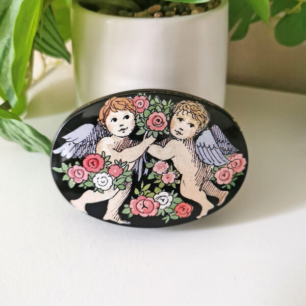 Lot de 3 boites en métal "Cherubs" illustrées par Pat Albeck (années 1980/90) - Ecosse – Image 5
