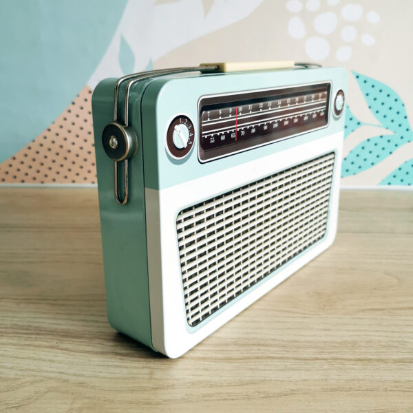 Boite en métal "Radio rétro" - Look vintage années 60 – Image 3