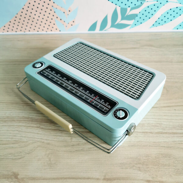 Boite en métal "Radio rétro" - Look vintage années 60 – Image 4