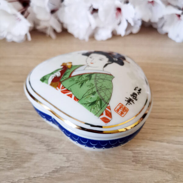 Boite en forme de cœur japonaise (années 80/90) – Image 2