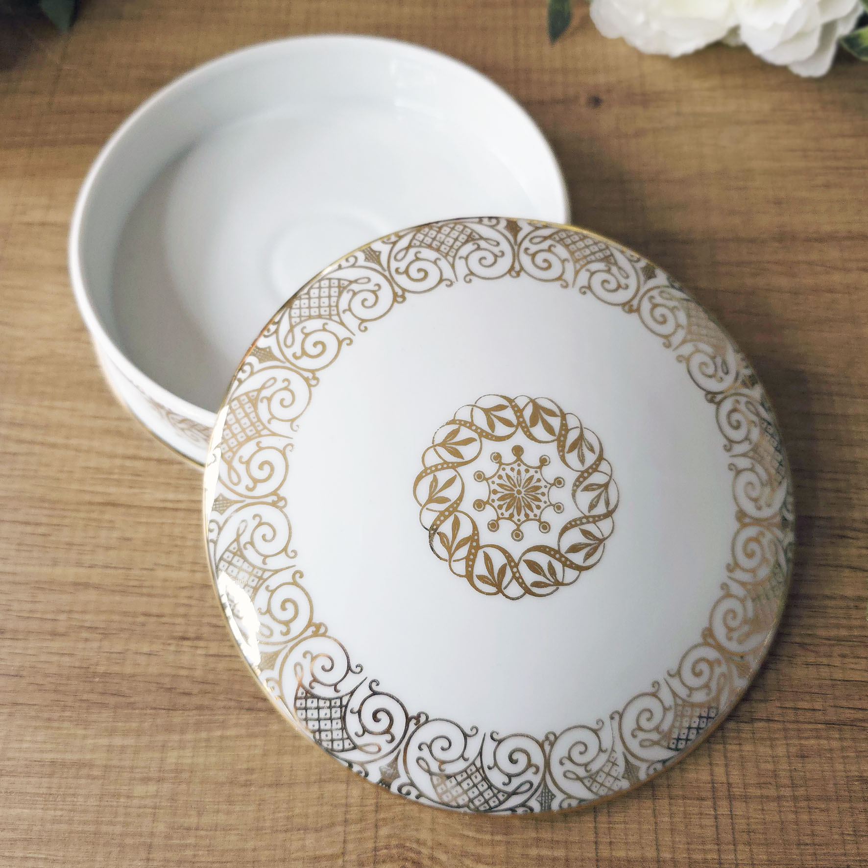 Boite en porcelaine fine de Limoges – M&S (Berry, années 1960–1970) – Image 3