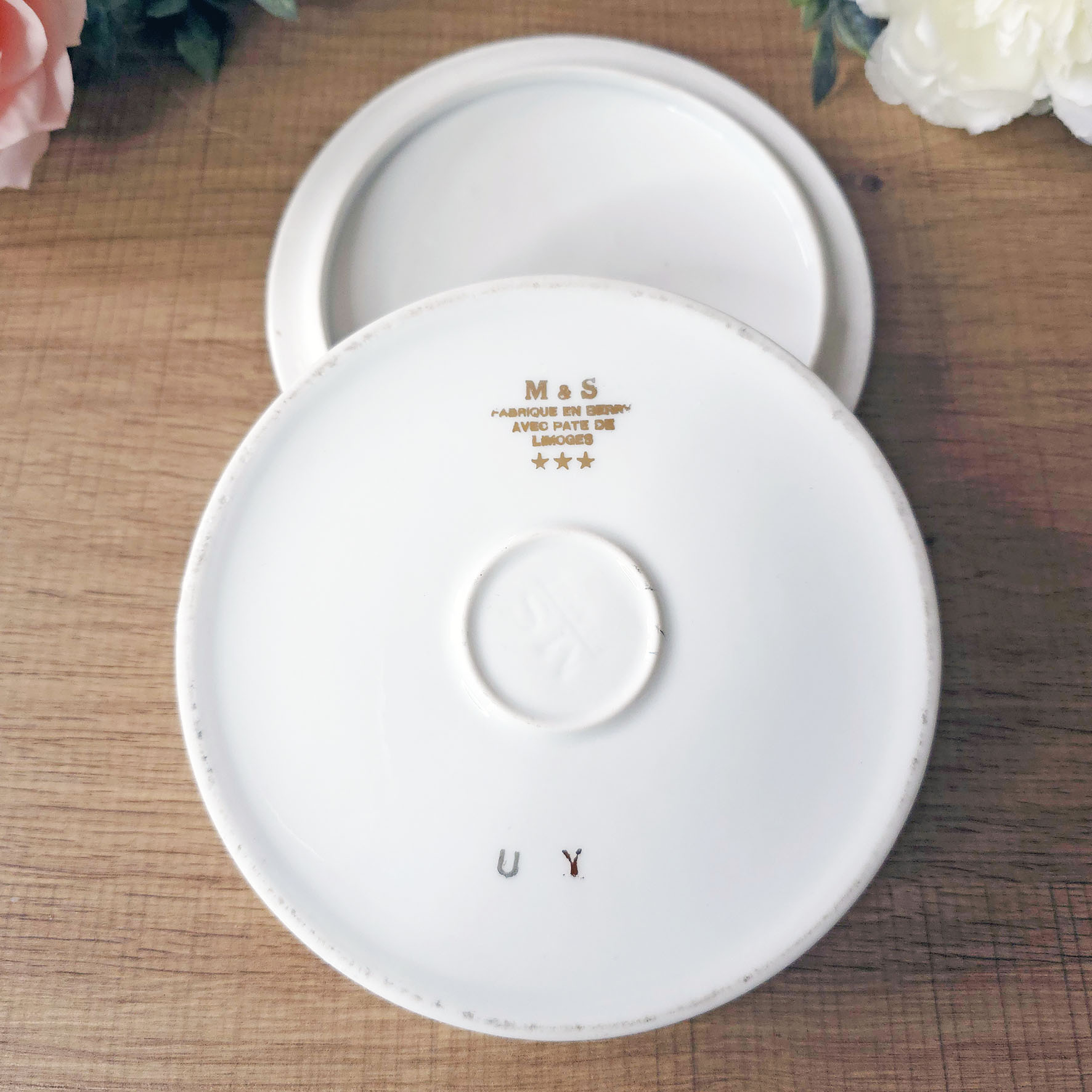 Boite en porcelaine fine de Limoges – M&S (Berry, années 1960–1970) – Image 4